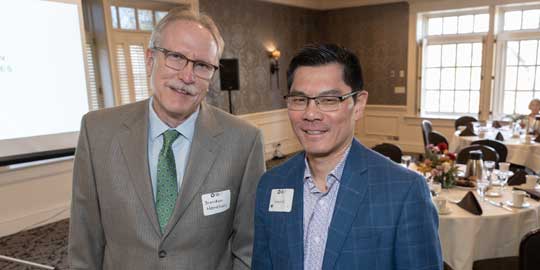 two men at an event